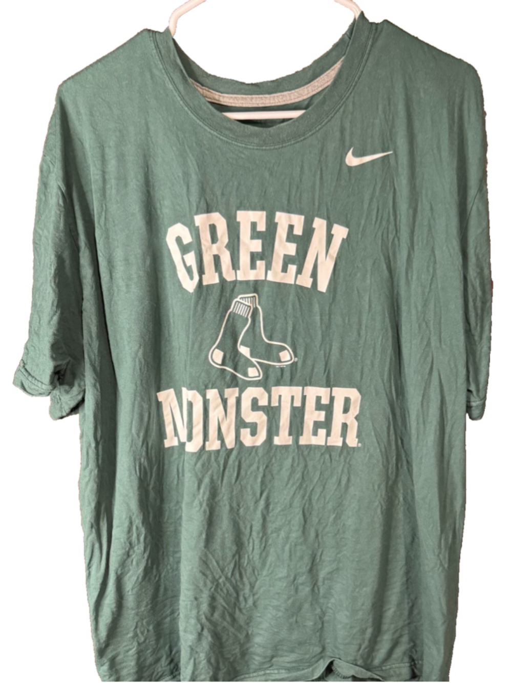 Boston Red Sox Short Sleeve Green Monster Nike T-Shirt Men's 2XL Green